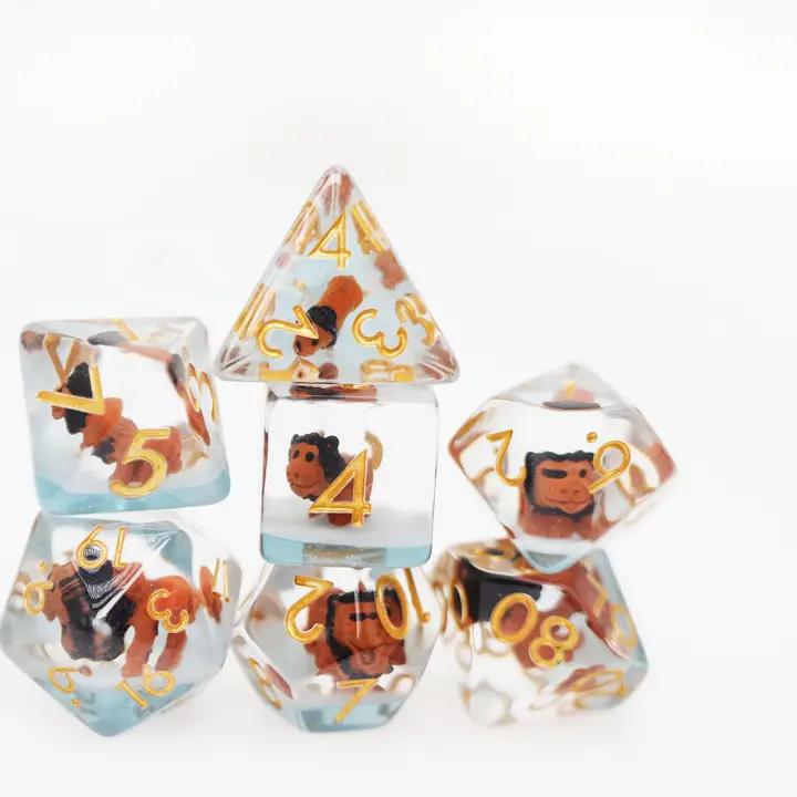 Ferocious Feline RPG Dice Set