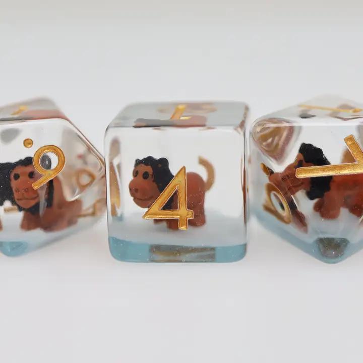 Ferocious Feline RPG Dice Set