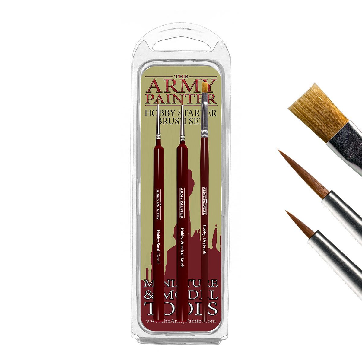 The Army Painter Miniature & Model Hobby Starter Brush Set