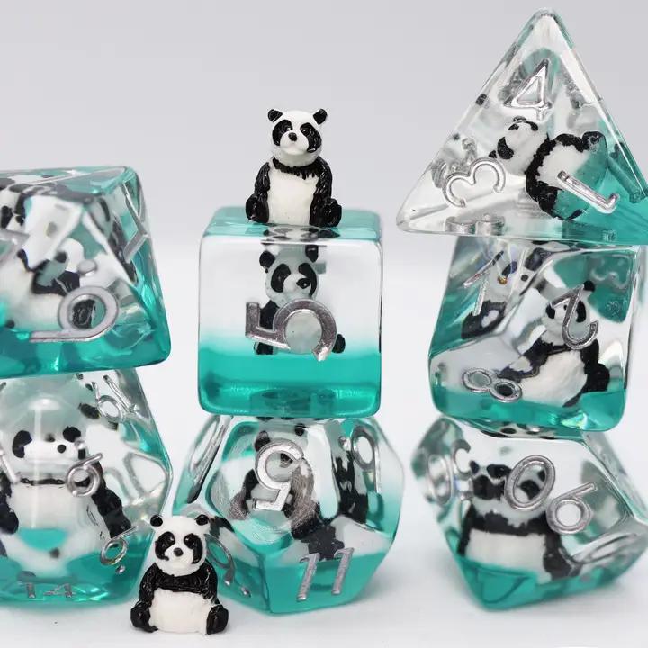 Panda on Water RPG Dice Set