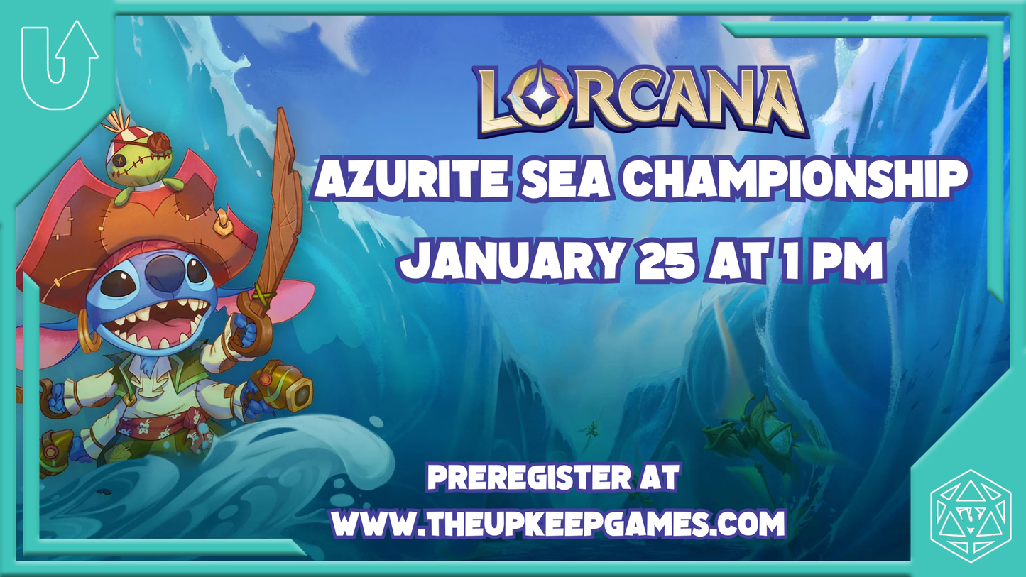 Lorcana Azurite Sea Championship - January 25, 2025 - Ann Arbor