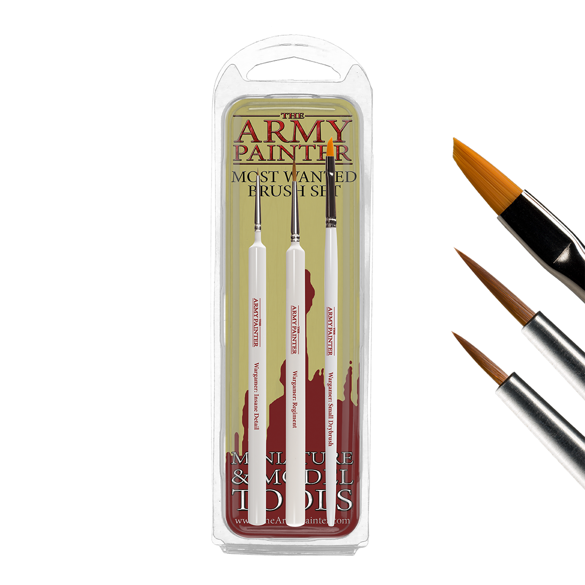 The Army Painter Miniature & Model Most Wanted Brush Set