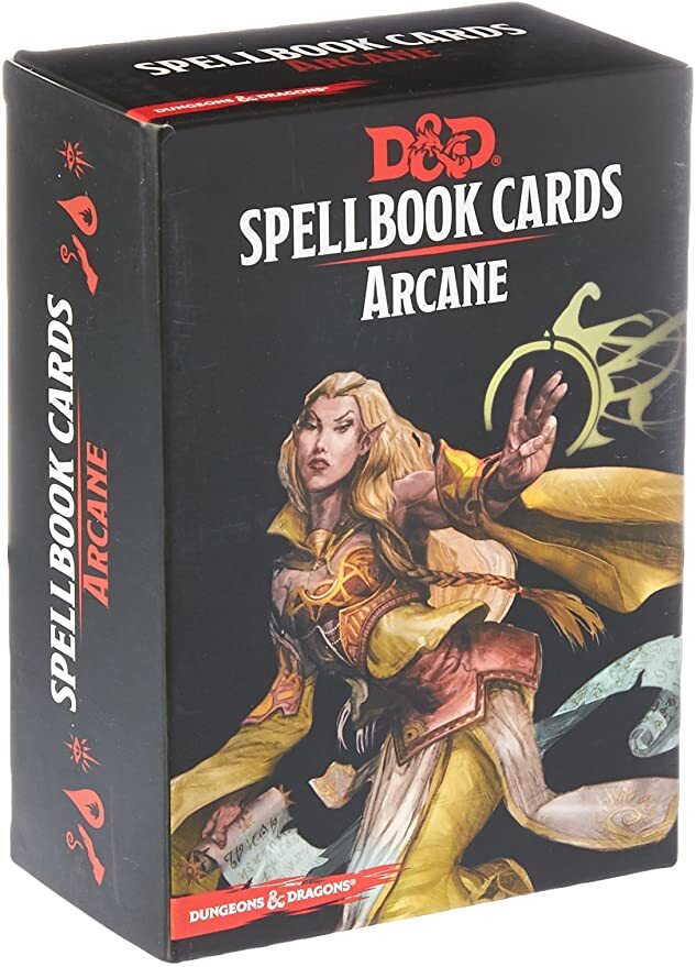 D&D Spellbook Cards: Arcane