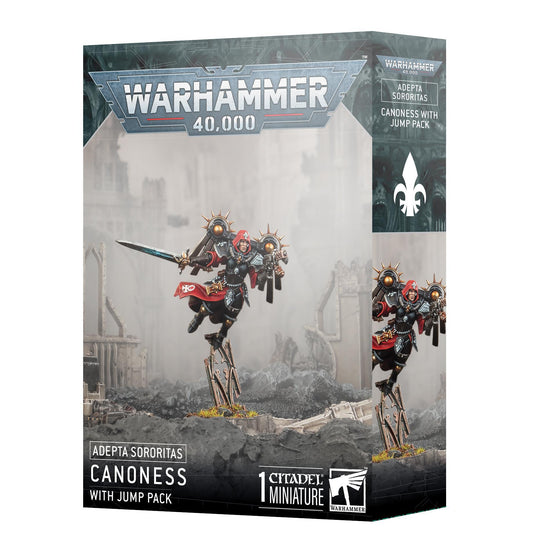 PREORDER: Adepta Sororitas: Canoness with Jump Pack