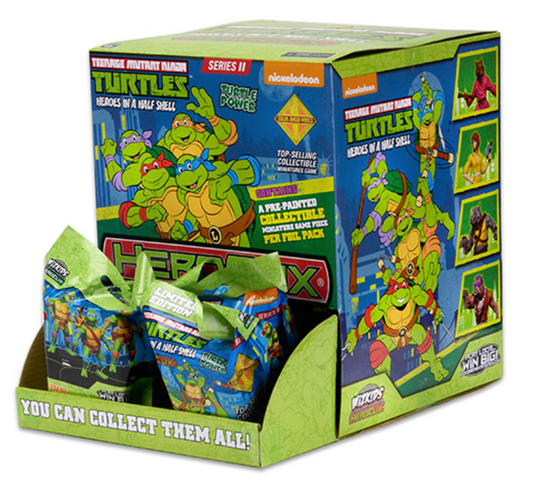 HeroClix Teenage Mutant Ninja Turtles Heroes in a Half Shell Gravity Feed Display