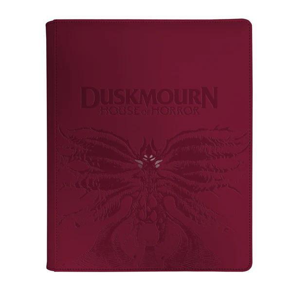 Ultra Pro 9-Pocket Zippered Binder - MTG Duskmourn Set Symbol