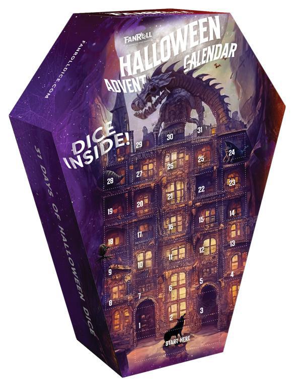 Dice Advent Calendar Halloween 2024