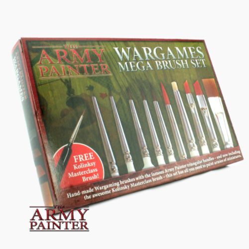 The Army Painter Wargames Mega Brush Set