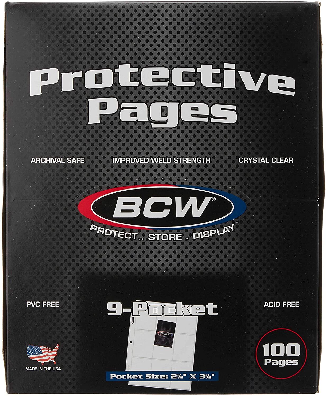 BCW Protective Pages - 9-Pocket