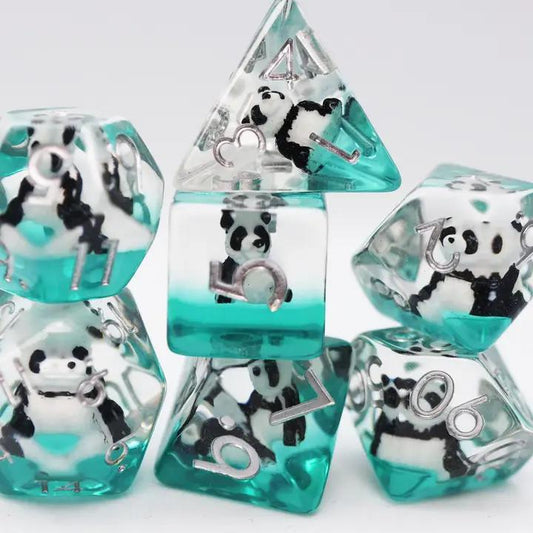 Panda on Water RPG Dice Set